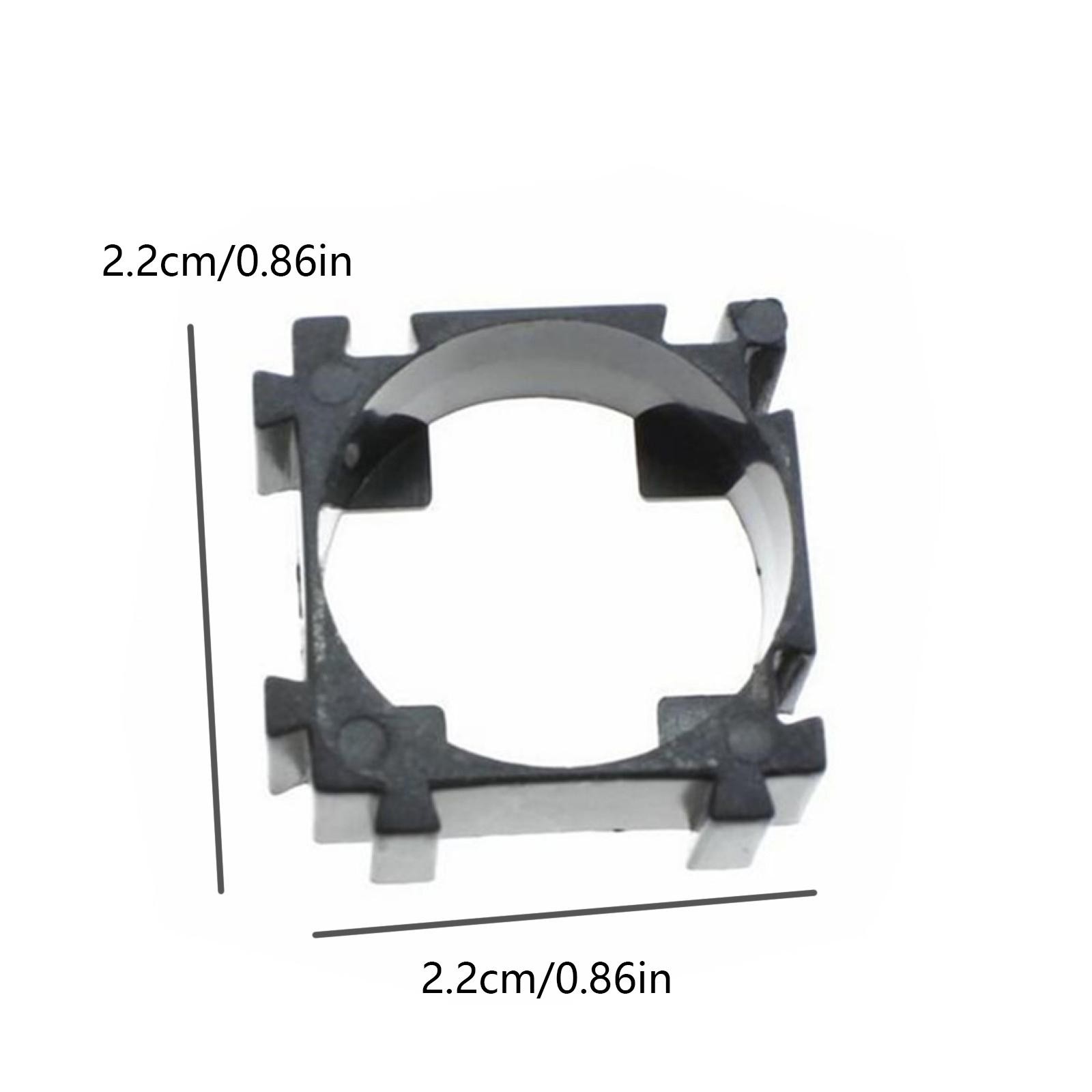 100Pcs 18650 Lithium Battery Safety Anti Vibration Holder Bracket Support