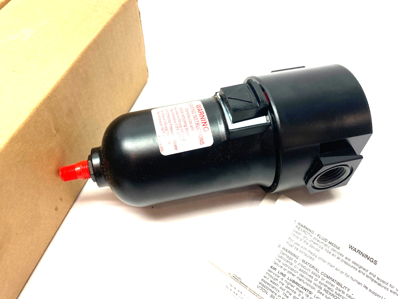 Mannesmann Rexroth PF-007812-00010 Modular Pneumatic Filter