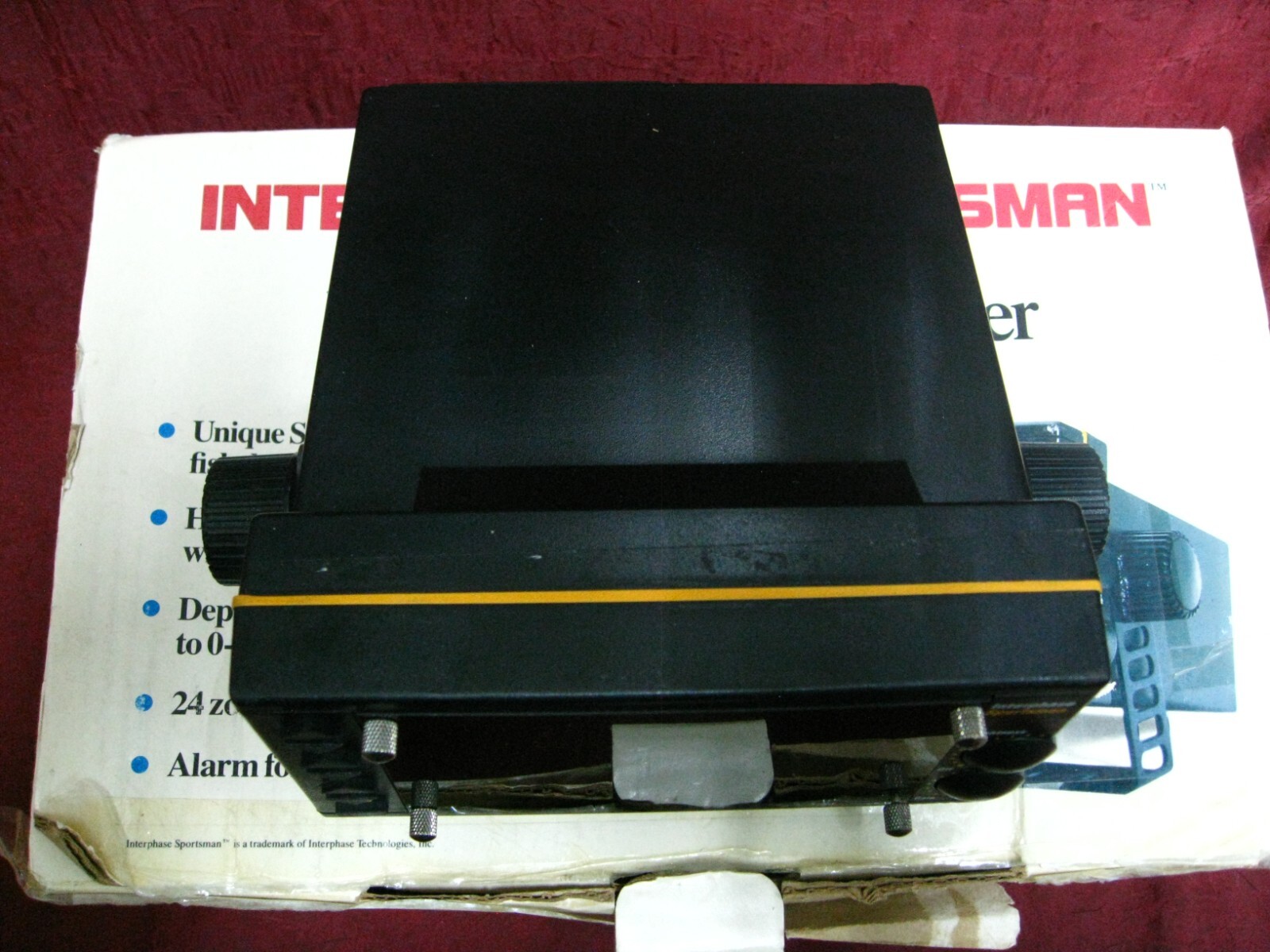 vintage Interphase Sportsman Mini Video Fish depth Finder Tested
