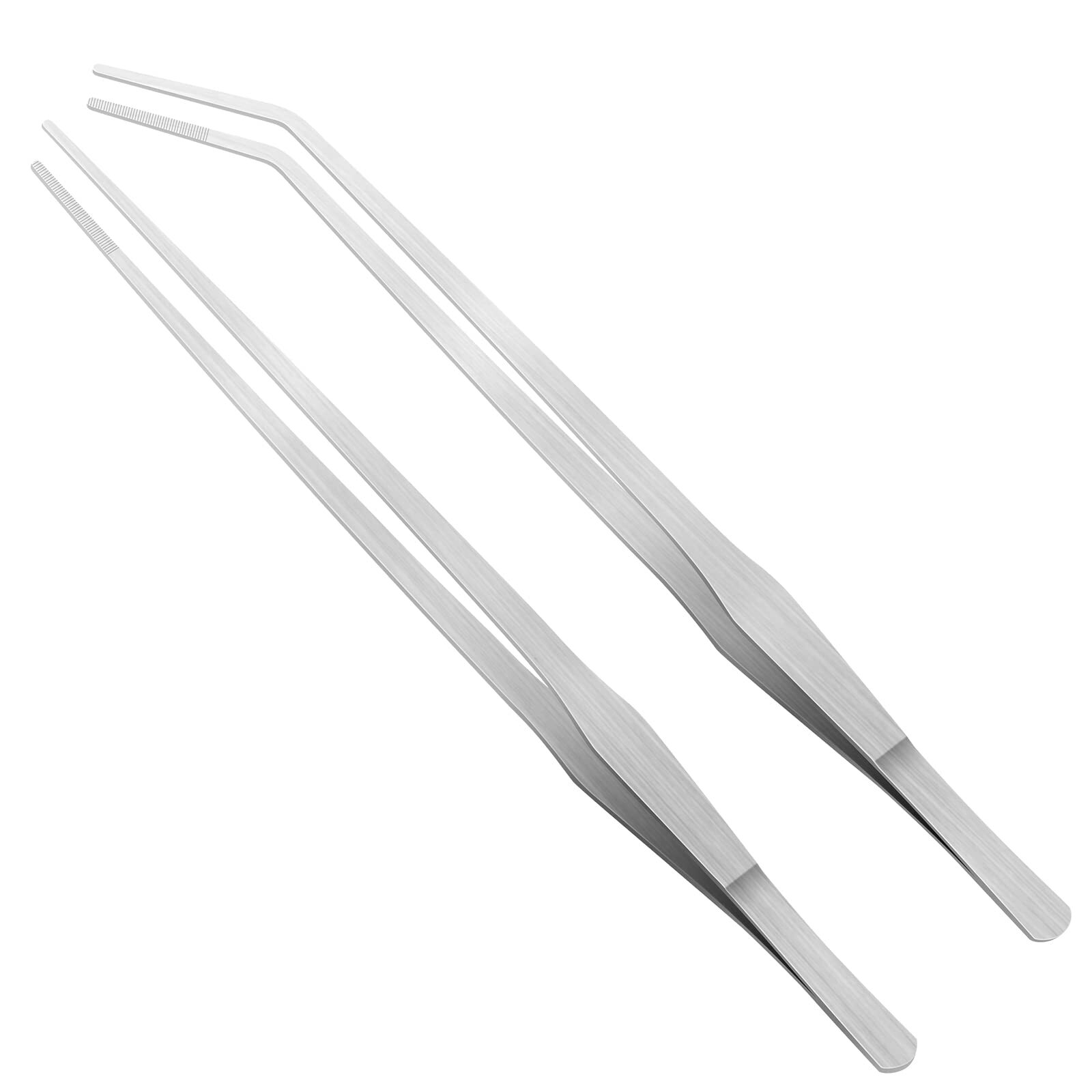 2 Pack 15 Inches Long Tweezers Aquascaping Tools Feeding Tongs for Aquarium New