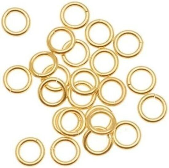 UnCommon Artistry  14k Gold Filled 4mm 21 Gauge Open Jump Rings (25 pcs)