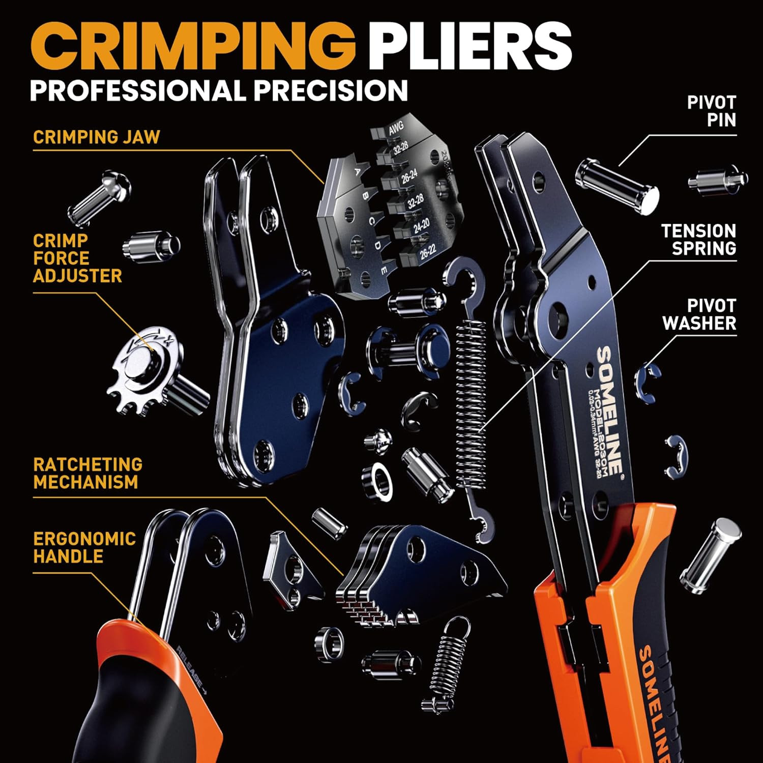 Micro-Fit 3.0 Crimping Tool Kit for Molex Connectors and Terminals
