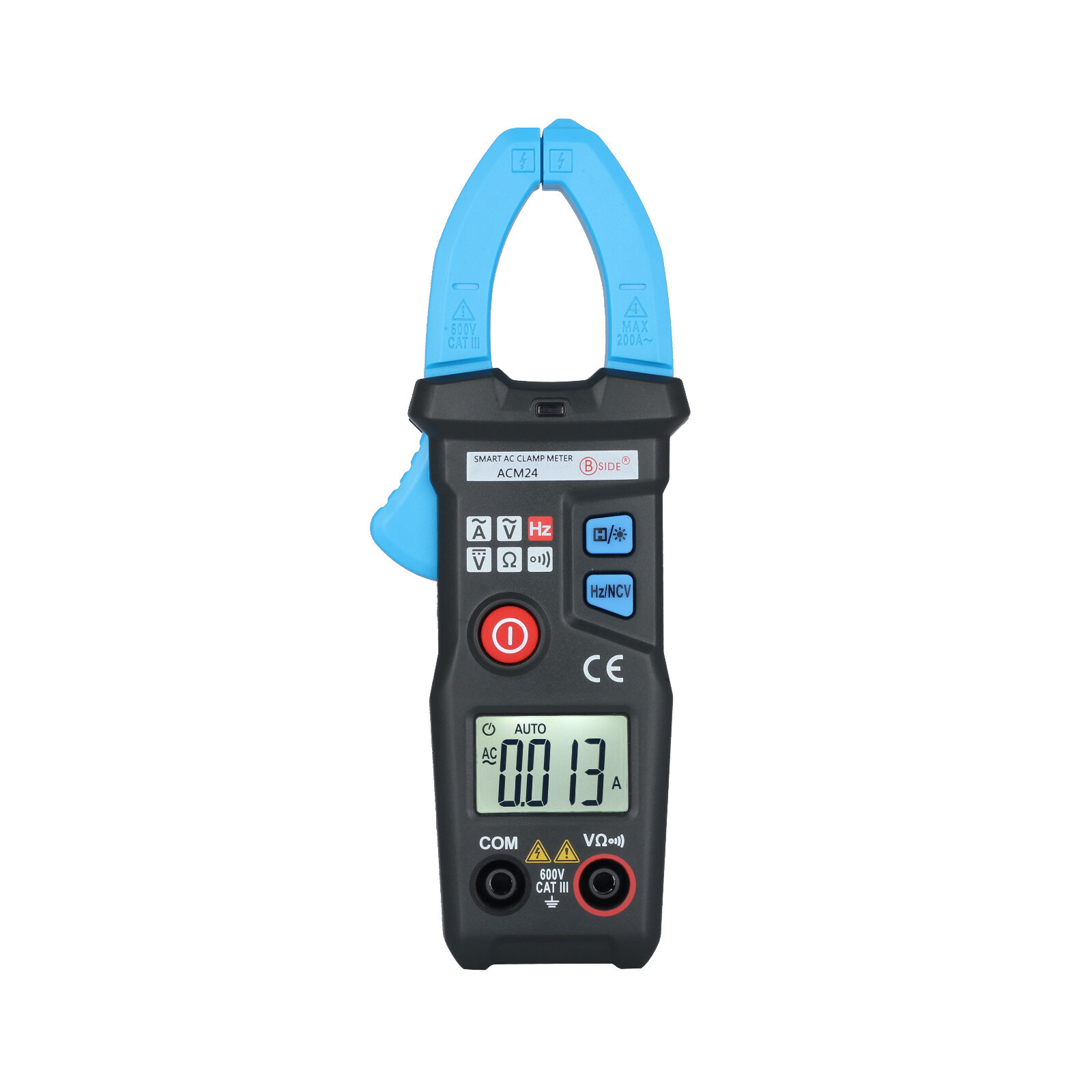 BSIDE ACM24 Digital Clamp Meter Professional Multimeter AC Current Voltage US