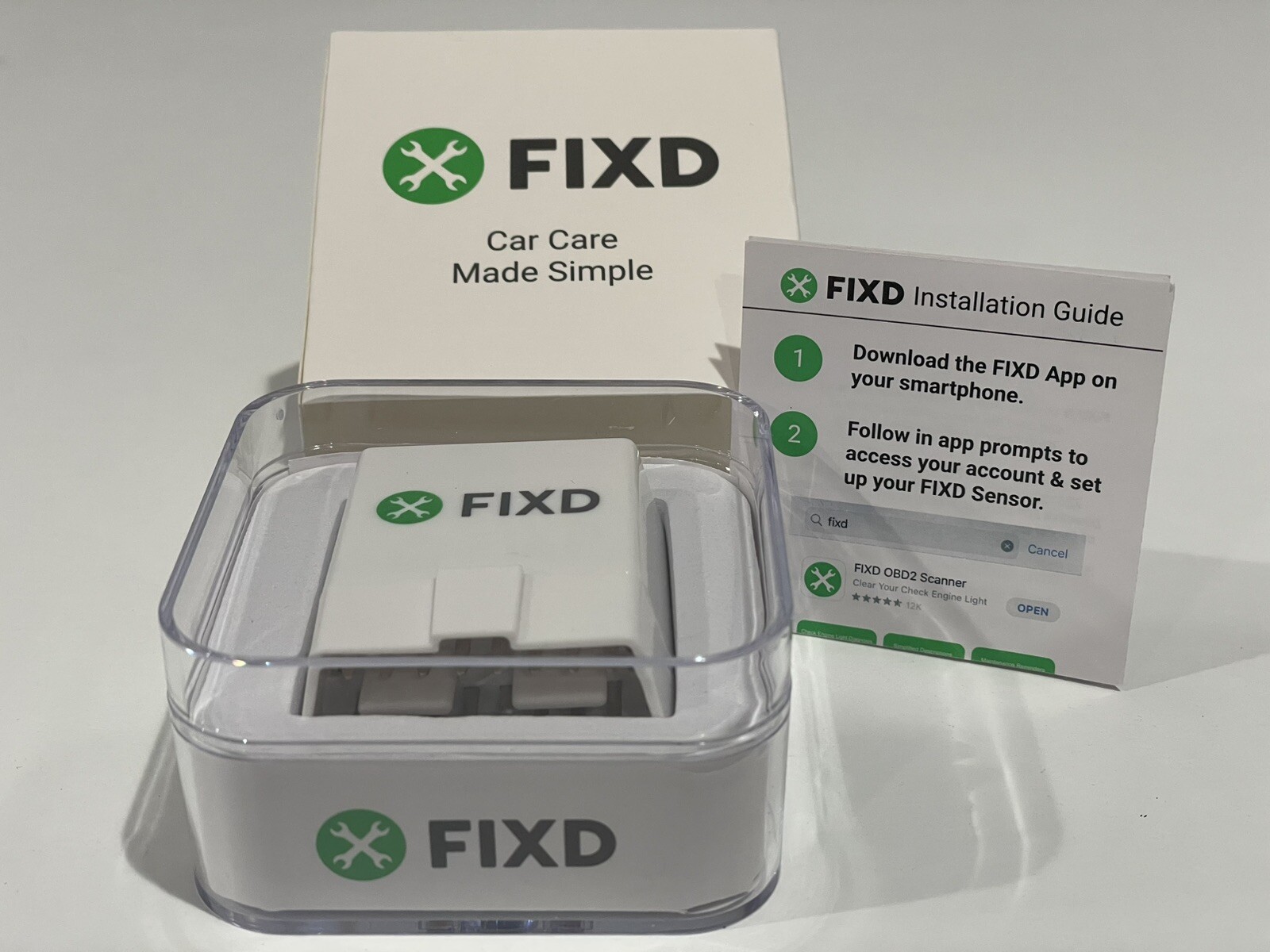 FIXD OBD2 Professional Bluetooth Scan Tool & Code Reader for iPhone and Android