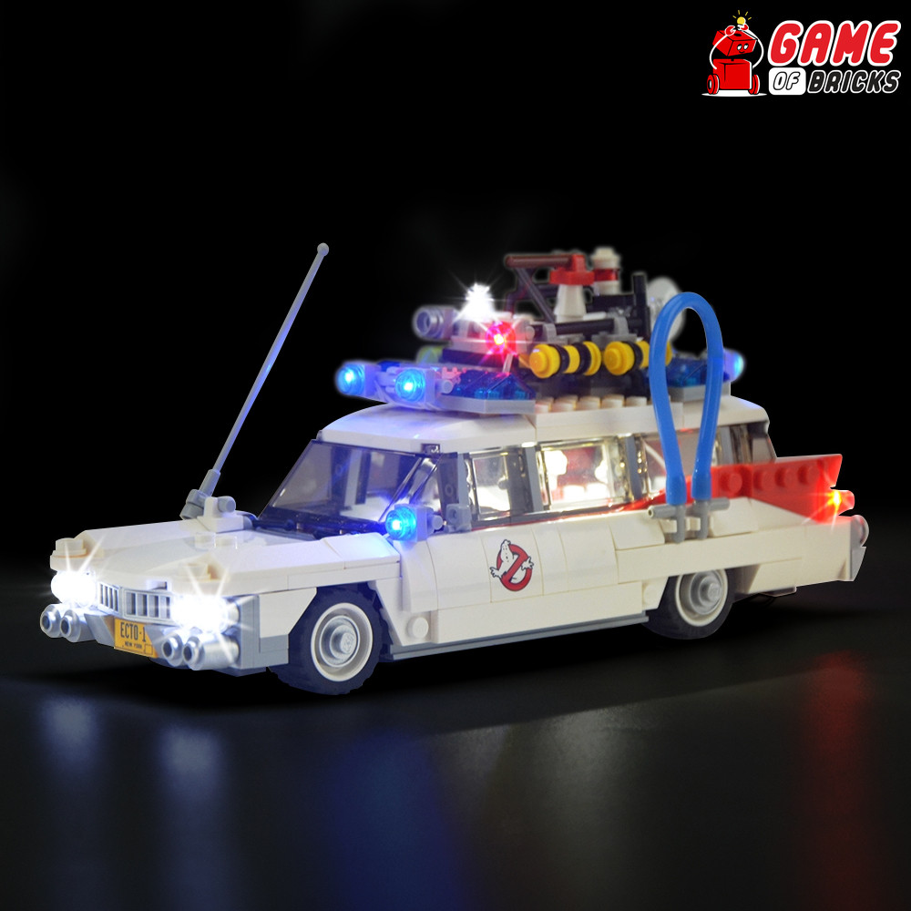 LED Light Kit for Ghostbusters Ecto-1 - Compatible with LEGO® 21108 Set