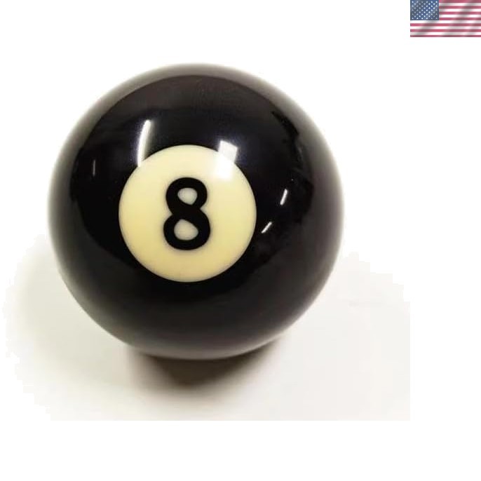 Replacement Pool Ball，Replacement Eight Ball, 2-1/4" Regulation Size Billiard...