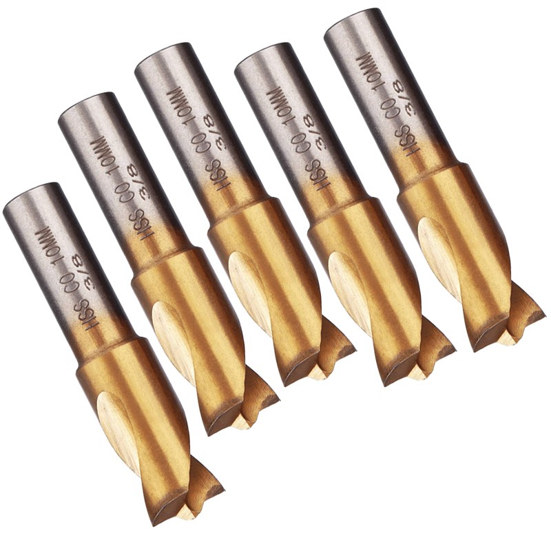 5PCS 3/8" 10mm HSS Cobalt Spot Weld Drill Bits Spot Welding Remover Cutter Tool