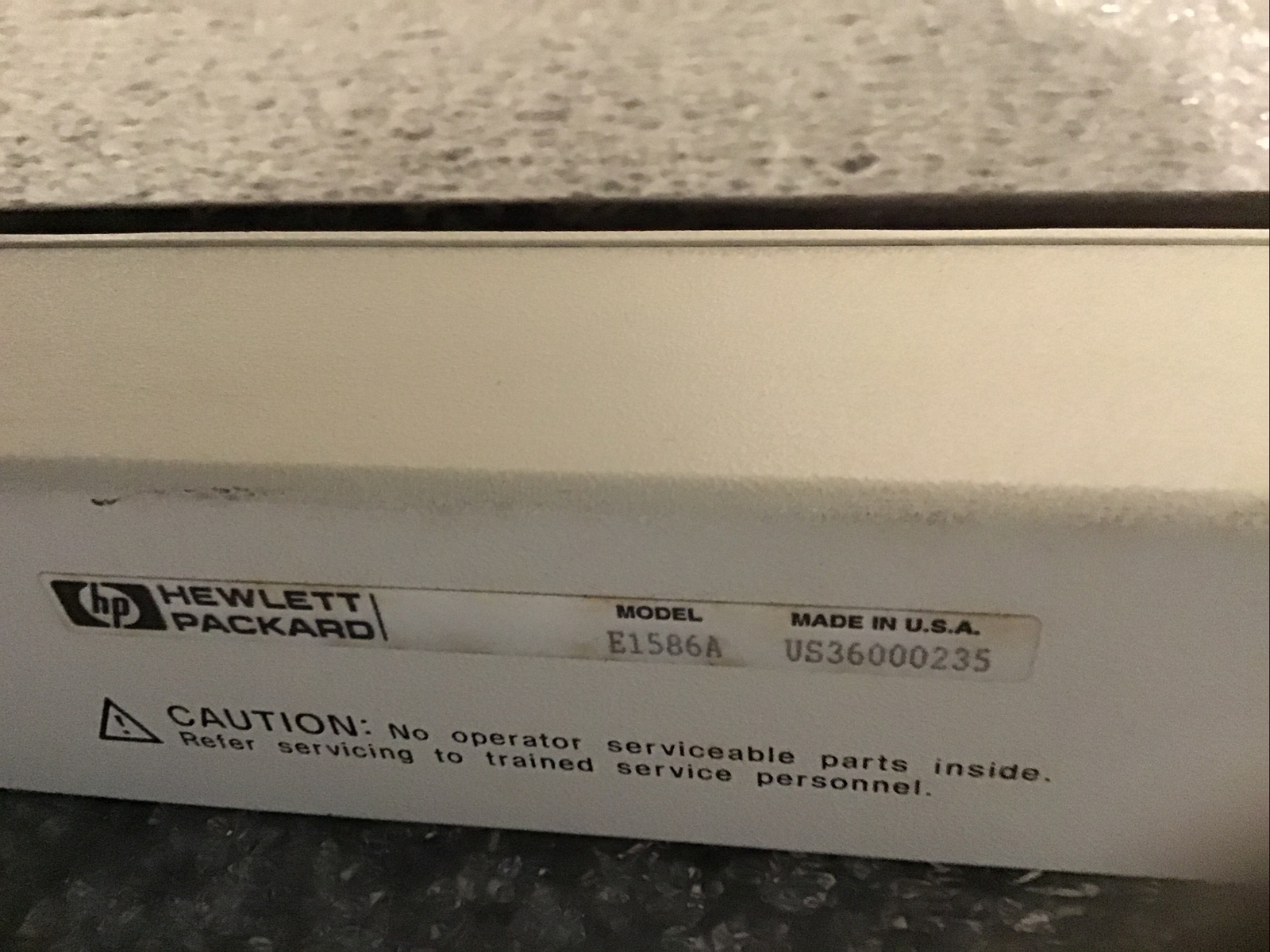 hp E1586A