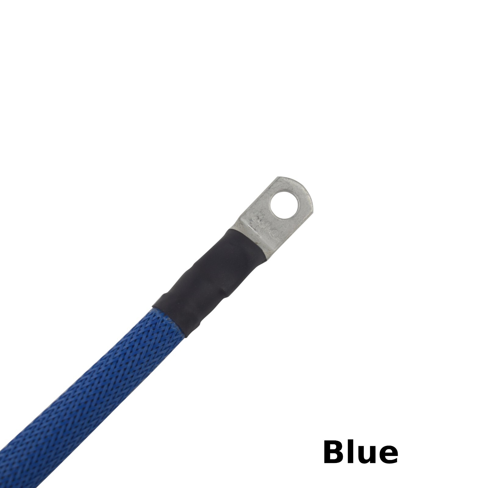 2 AWG Gauge Custom Battery Cable Copper Braided (Blue)