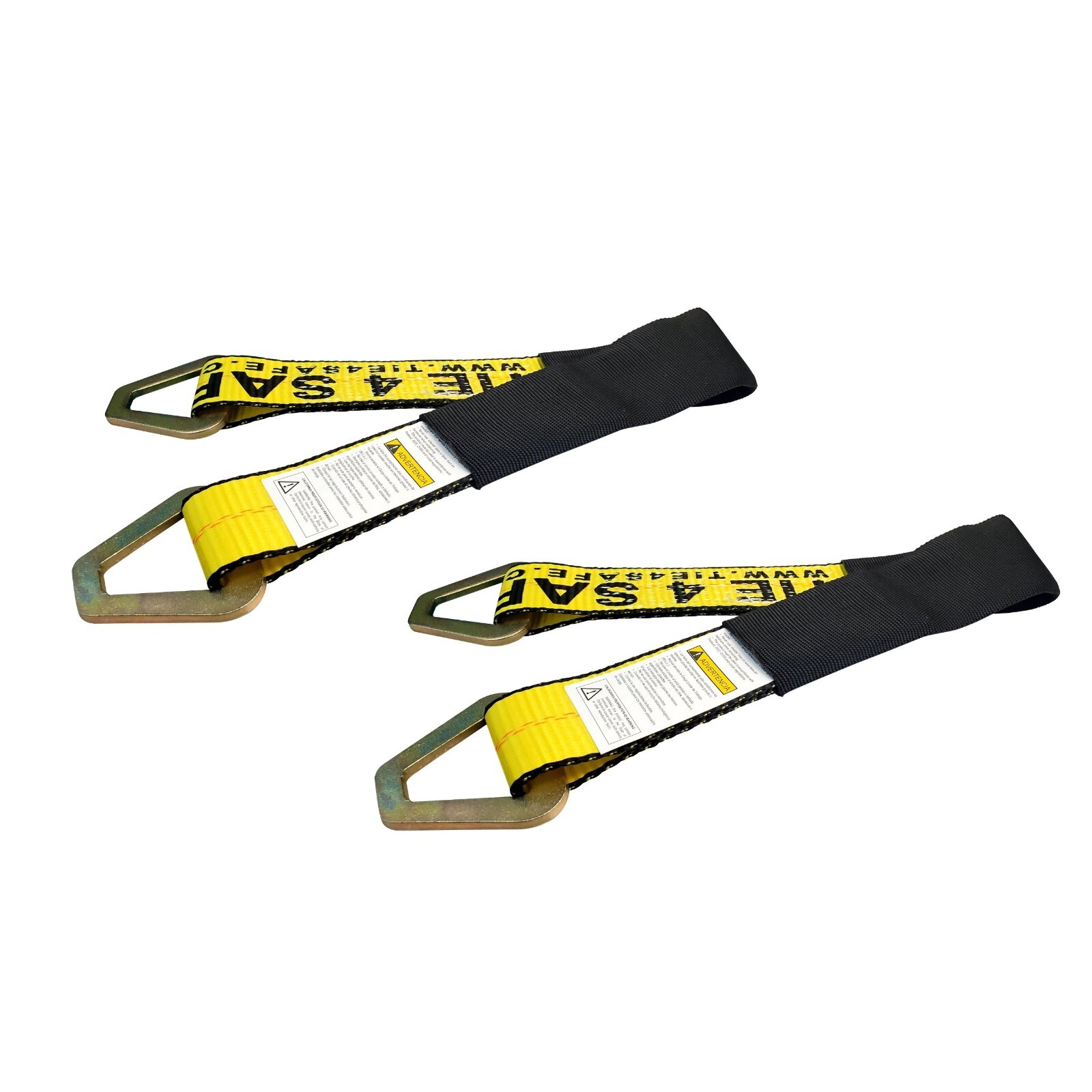 USA 2 Pack 2" x 60" Axle Strap Race Car Auto Hauler Tow Truck Wheel Tie Down