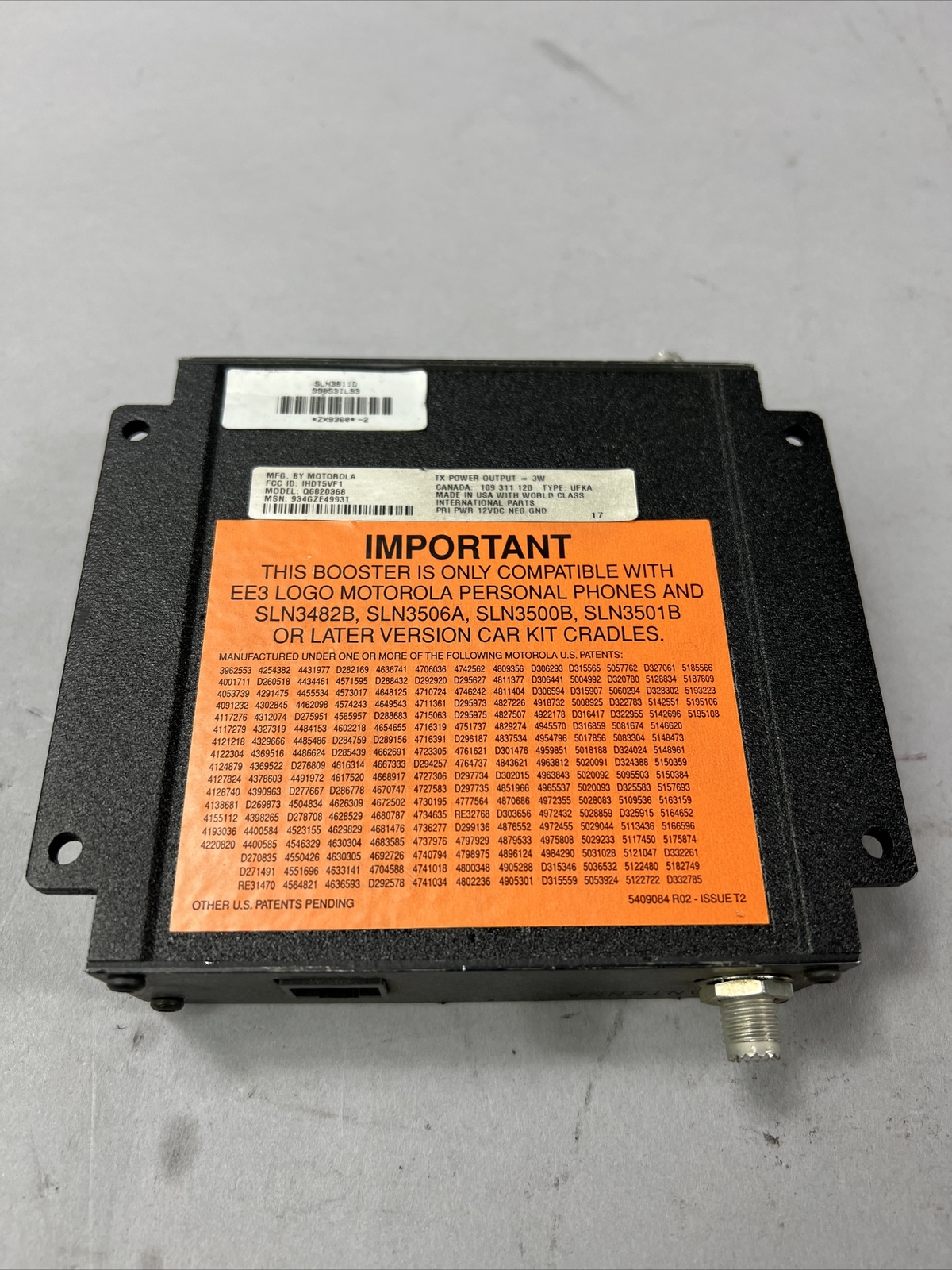 Mercedes S500 CLK500 CL500 00-06 Antenna Amplifier Booster Module Q6820368 OEM