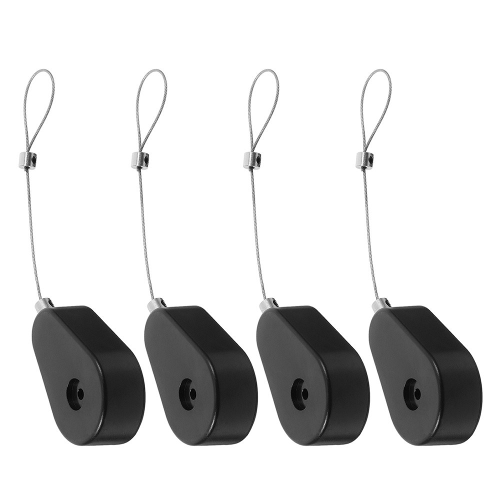 4 Pcs Telescopic Anti-theft Cable Box Gaming Controller Tether Lock