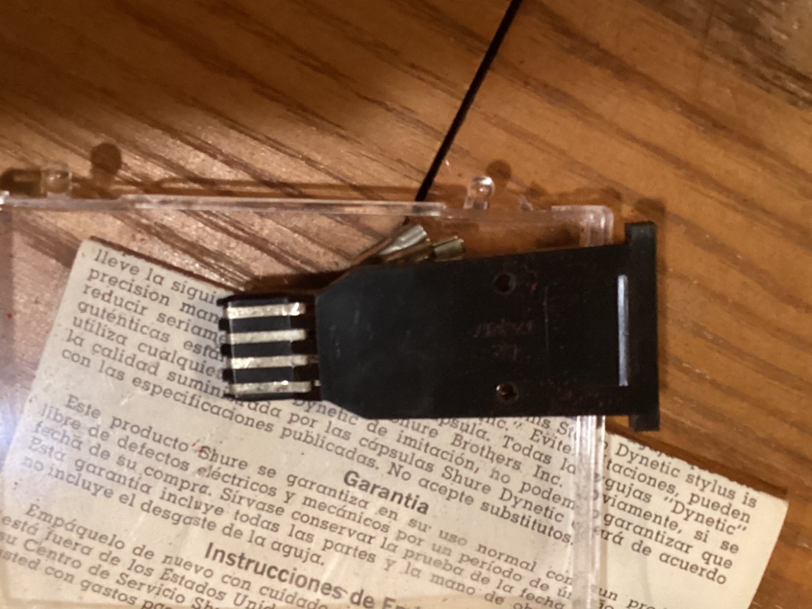 Shure M91E Stereo Dynetic Phonograph Cartridge Head Assembly for Garrard