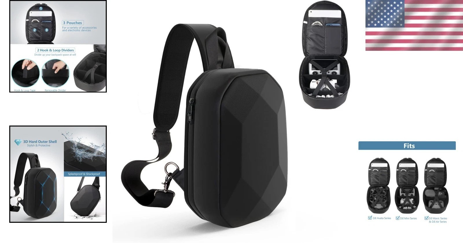 Waterproof DJI Mini Backpack Case