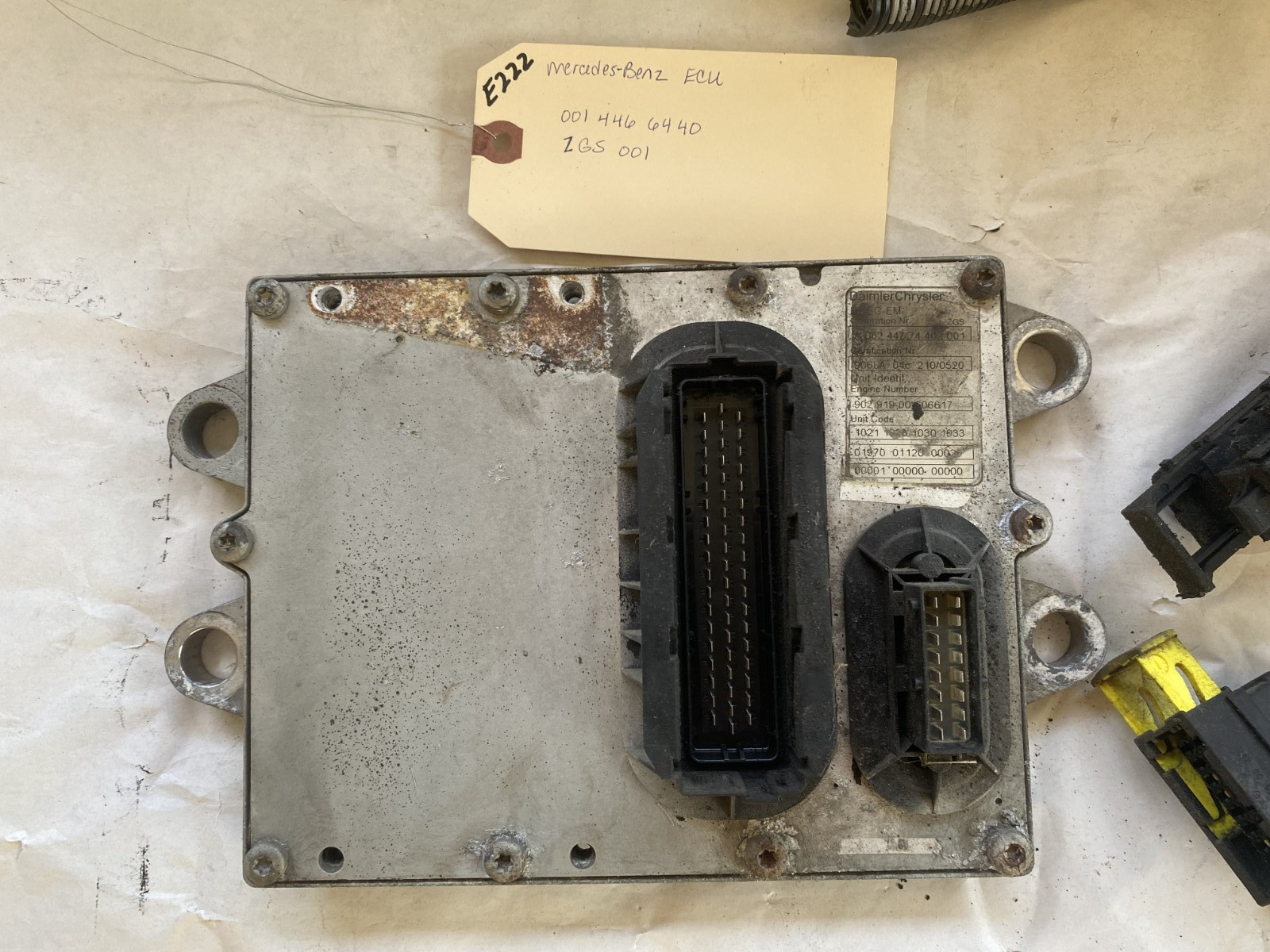 E222 Mercedes ECM Module 001-446-64-40 Electronic Control Module 0014466440