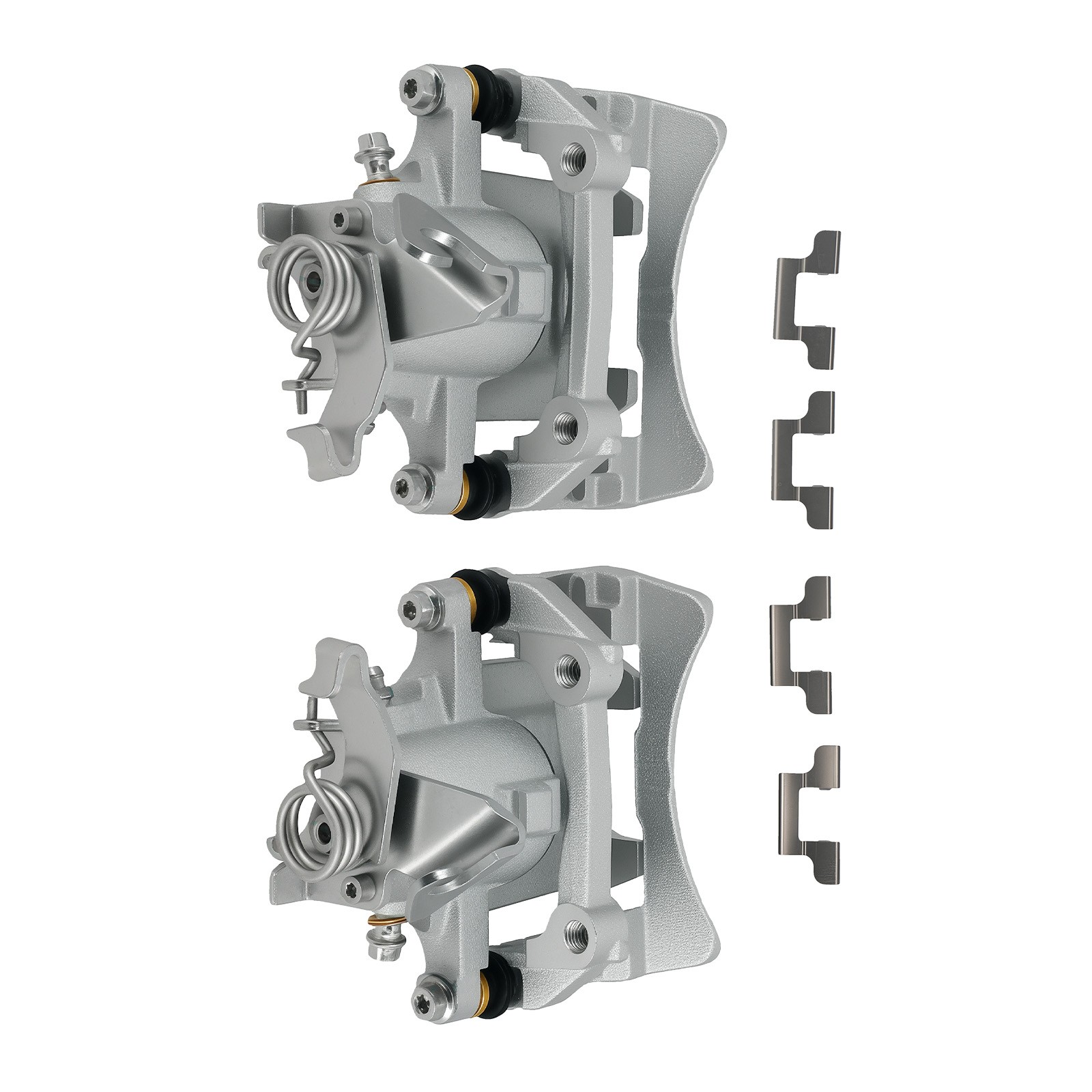 Rear Brake Caliper Set w/ Bracket for Ford Mustang Base GT 2005-2014 Left Right