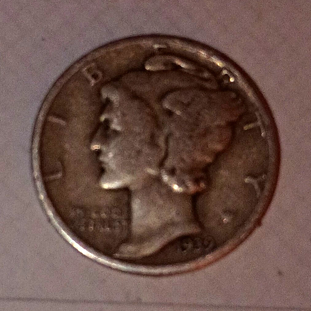 1920 Mercury Dime 10C Silver 0.9 Fine Business Strike Philadelphia KM#140