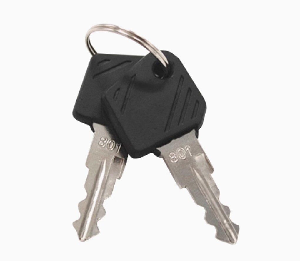 2PC Applicable to Linde Electric Forklift Ignition Key 801 General