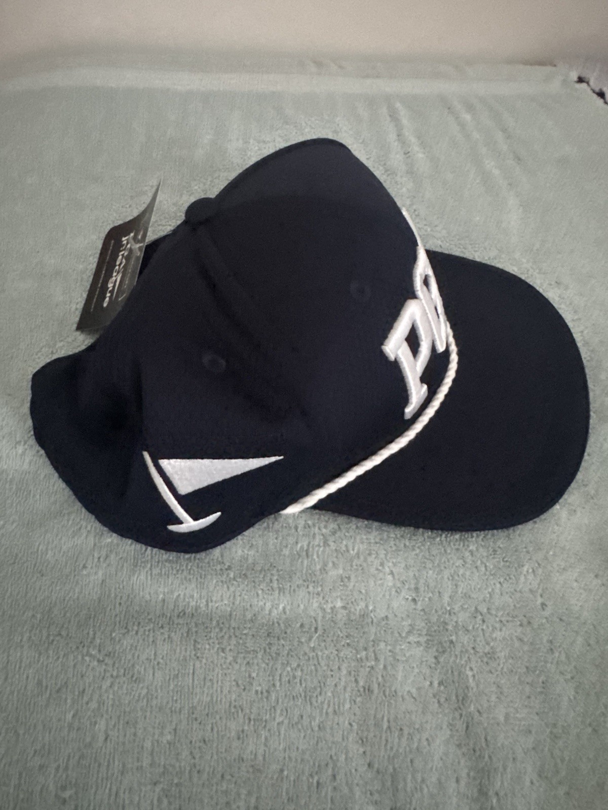 PGA Junior League Rope Hat Navy White SnapBack NWT