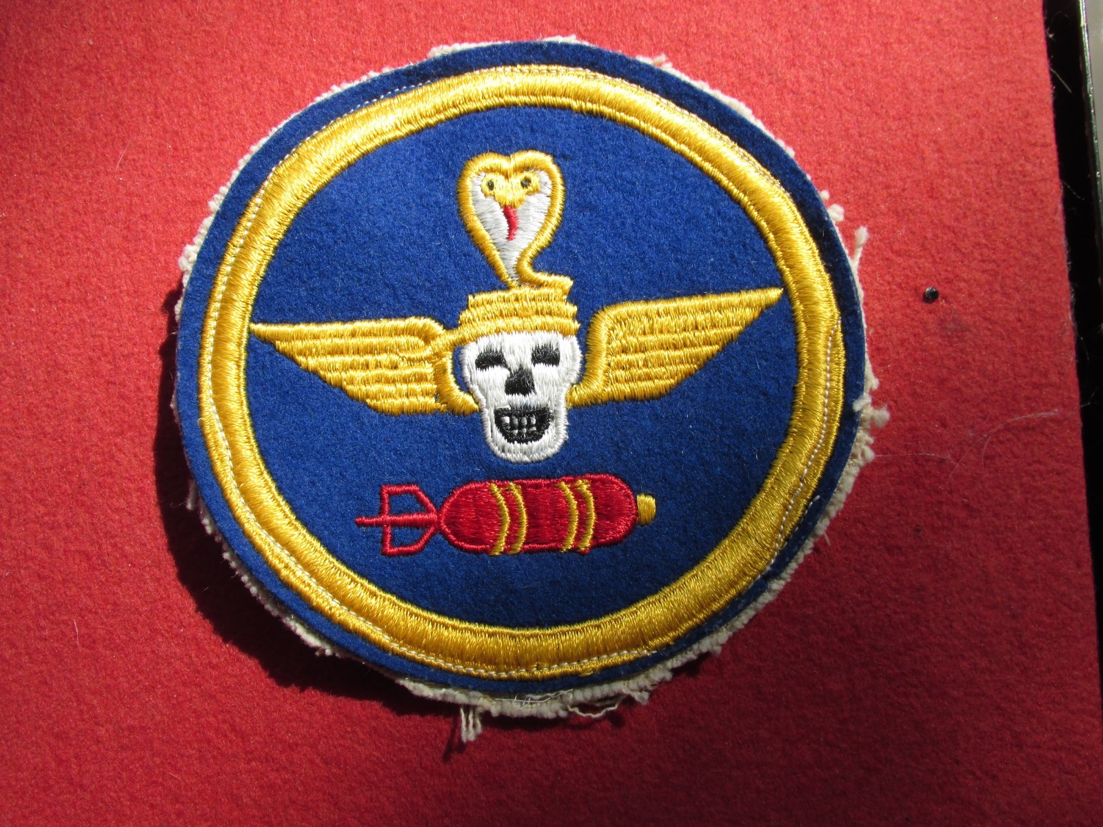 First 1st Composite Squadron Patch 5 inch wool no glow 3rd AAF