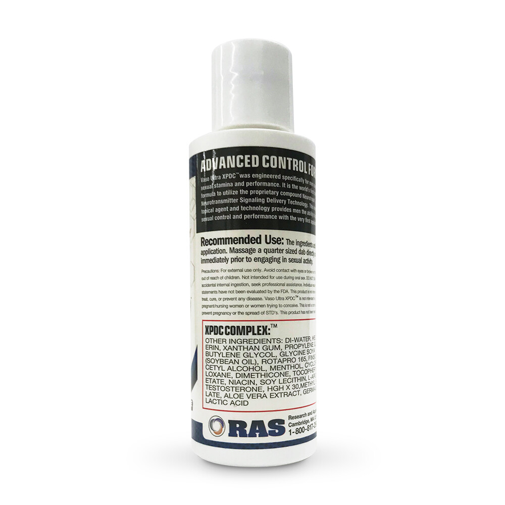 Vaso Ultra Xtreme Performance Duration Cream 5 Oz
