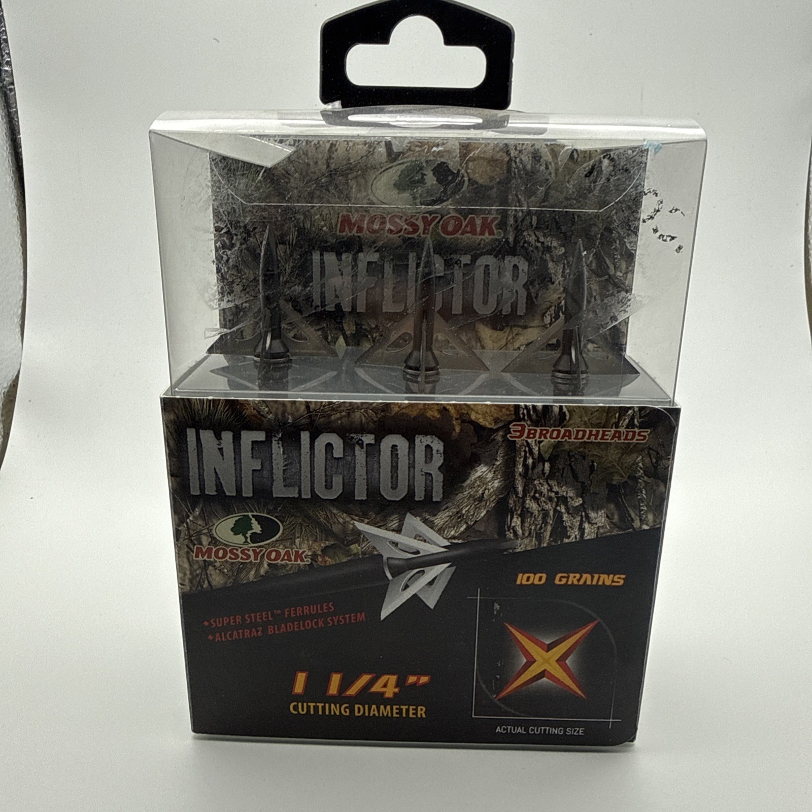 Slick Trick Broadhead 1-1/4" INFLICTOR 100 Grain 3 Pack STGT2-100