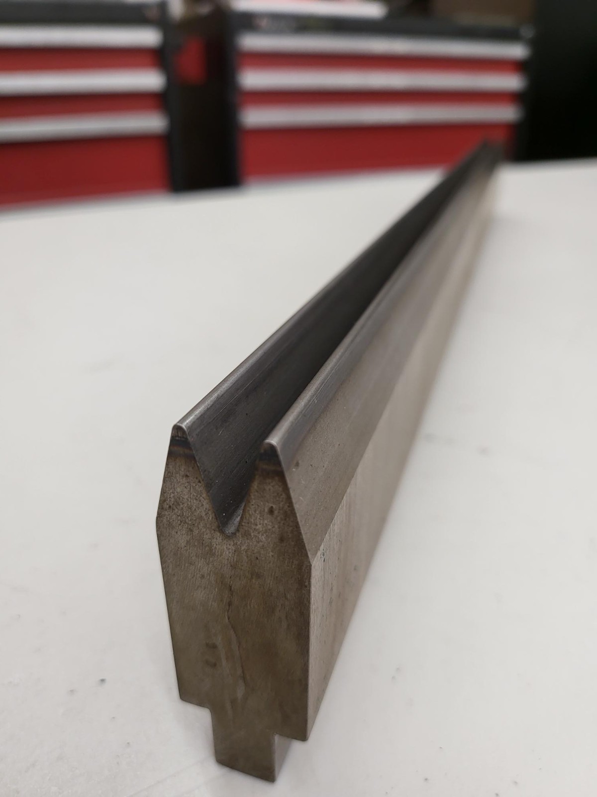 Press Brake Tooling Acute V Die .50" (1/2") Open at 24" Long SEE NOTES     BTB1