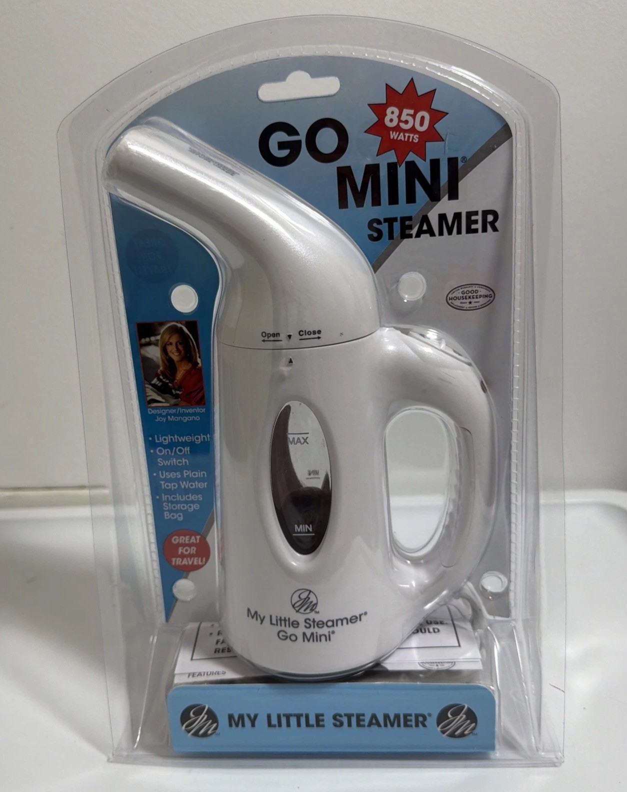 NEW Go Steamer Mini Handheld Garment Steamer Travel Size Portable