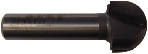 Magnate 807 Core Box 2 Flute Carbide Tipped Router Bit - 1" Cutting Diameter