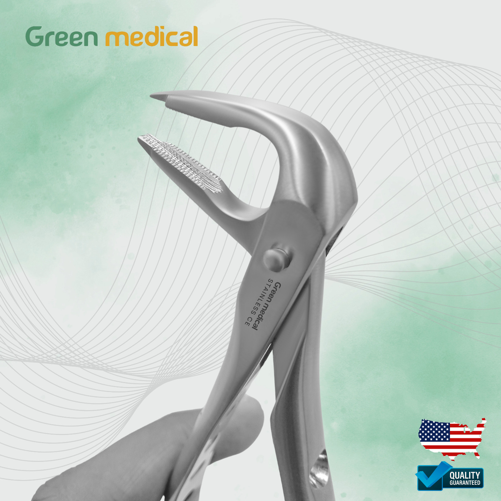 Professional Lower Anterior Dental Extracting Forceps F4 - Dentist Surgery Tools
