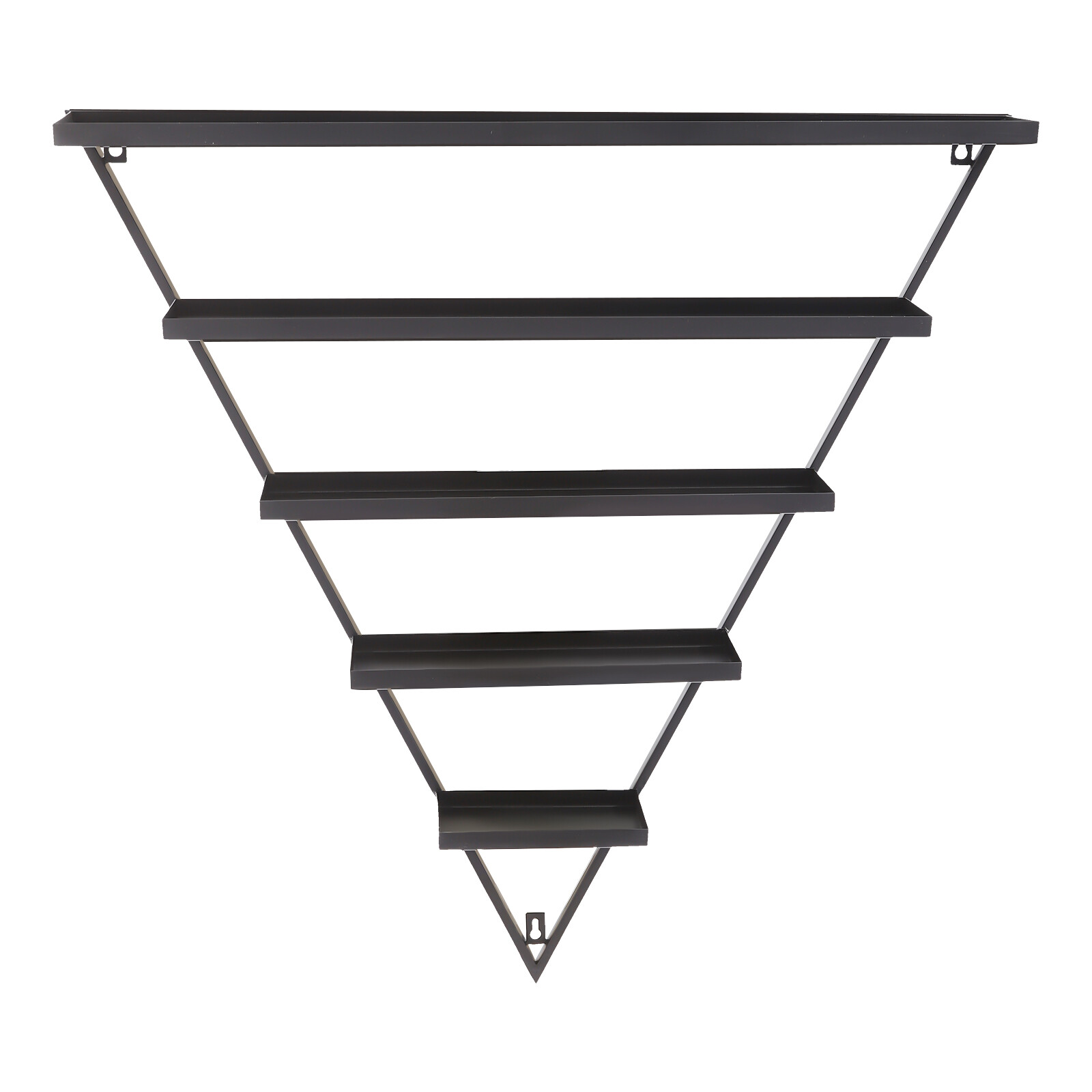 10PCS Triangular Nail Polish Racks, Wall-mounted Nail Polish Racks, 5-tier