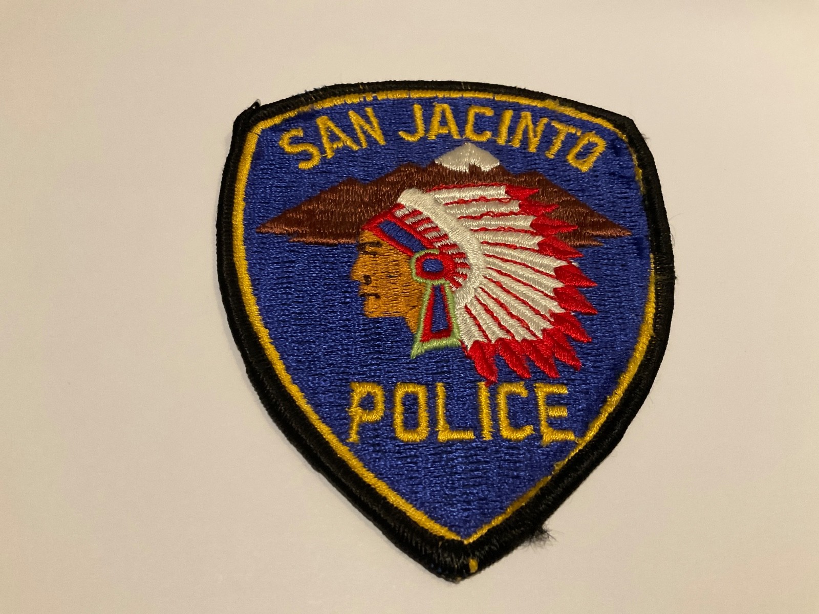 Indian Head San Jacinto  Police State California CA Neat