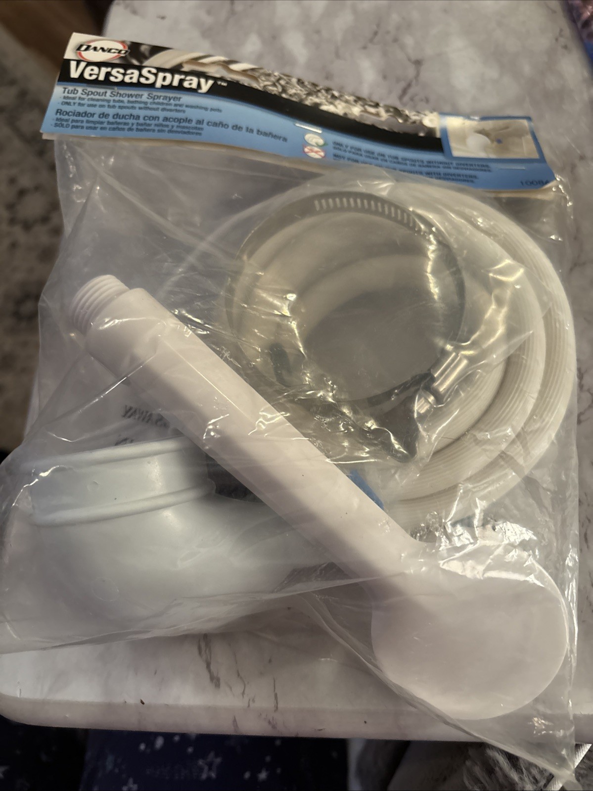 DANCO 10086: VersaSpray Garden Tub Bathtub Faucet Adapter Shower Sprayer