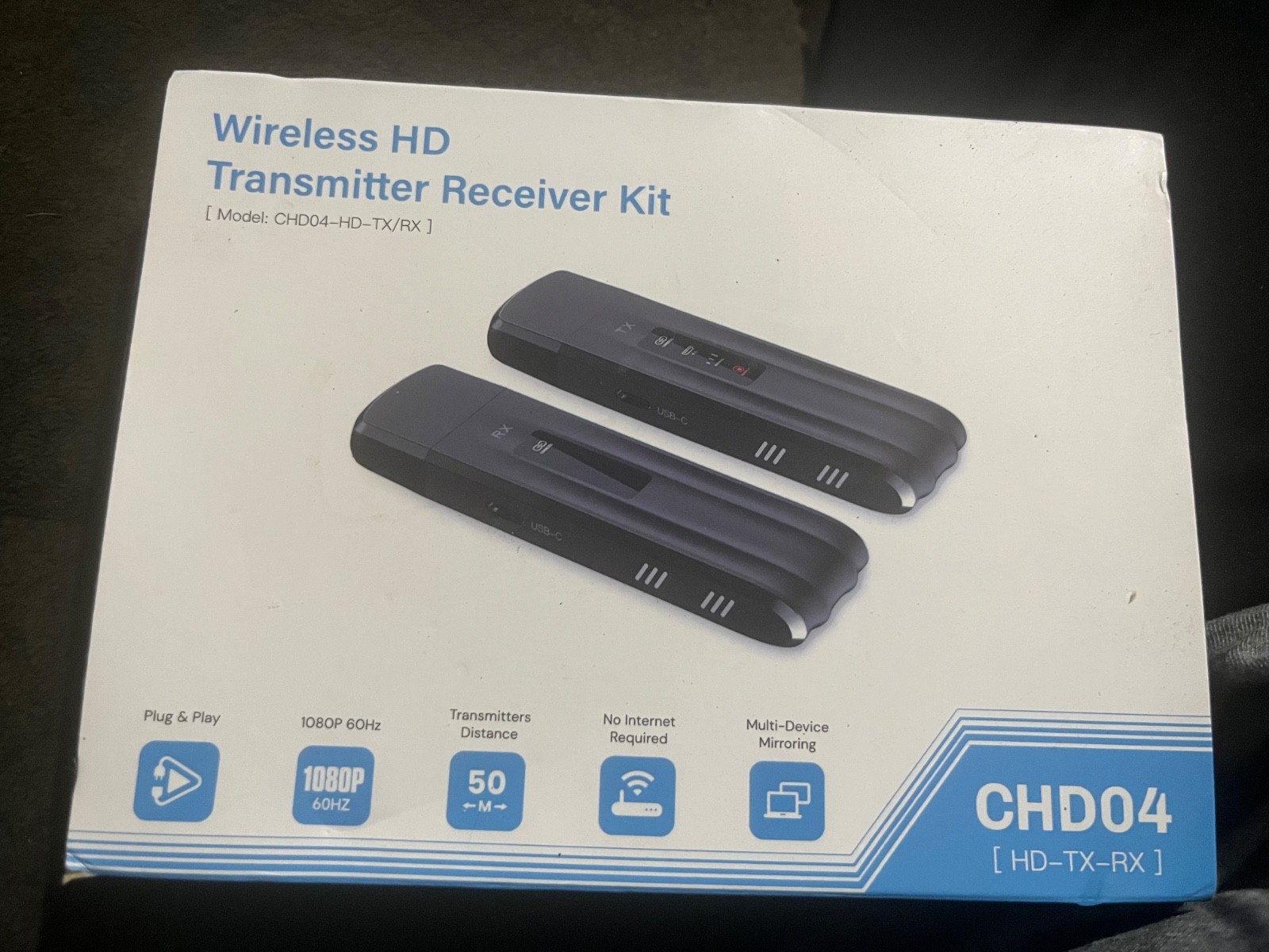 Wireless HD Transmitter Receiver Kit  open box