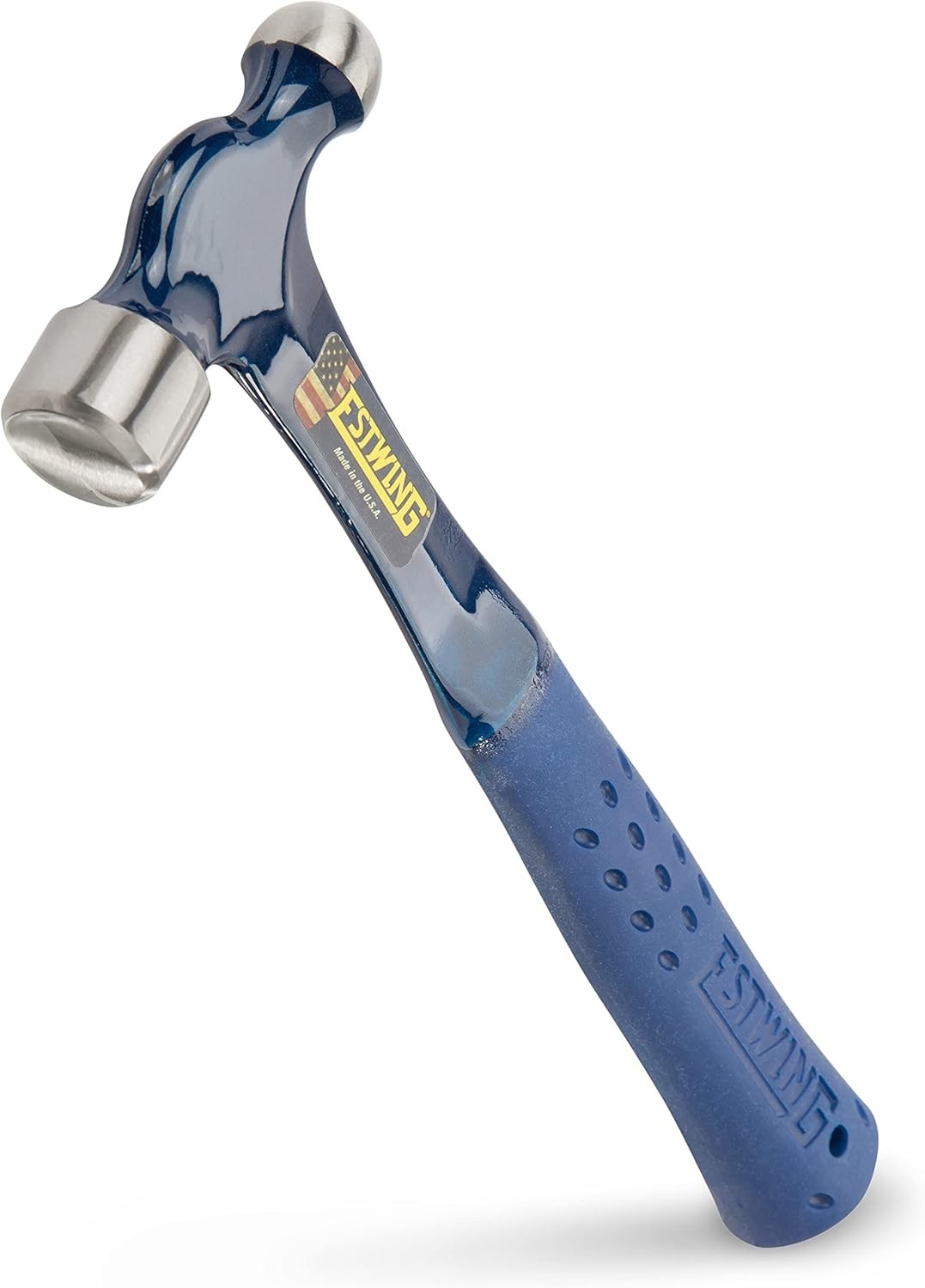 12 oz Ball Peen Hammer Forged Steel Shock Reduction Grip Made in USA