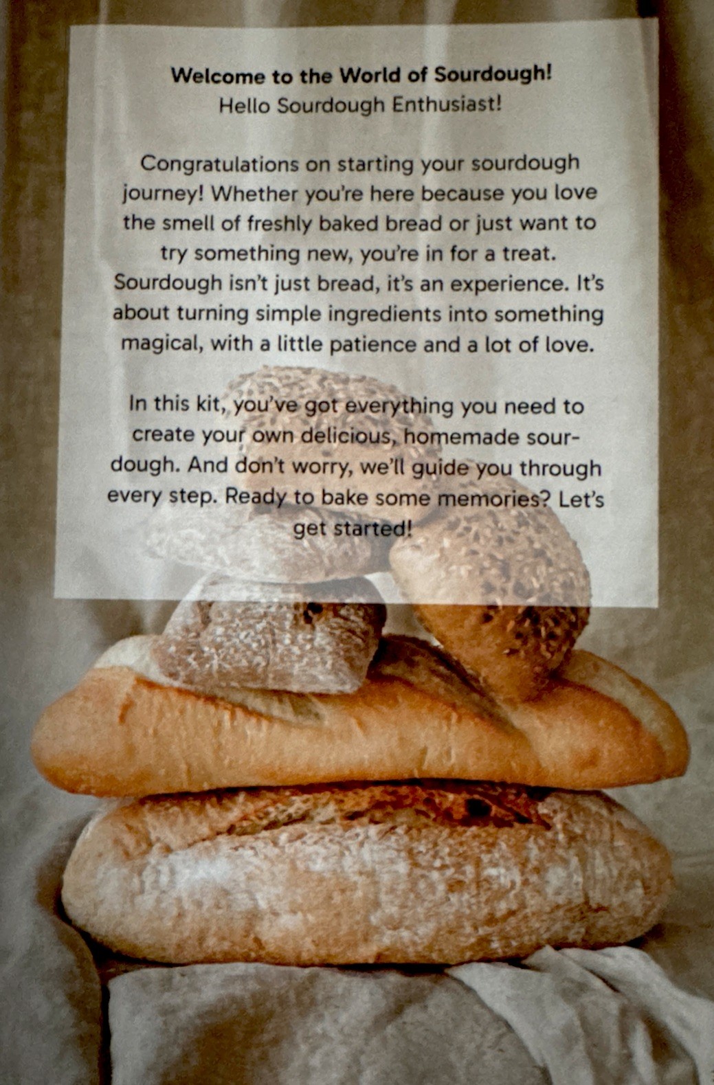 Fexul Sourdough Starter Kit ￼