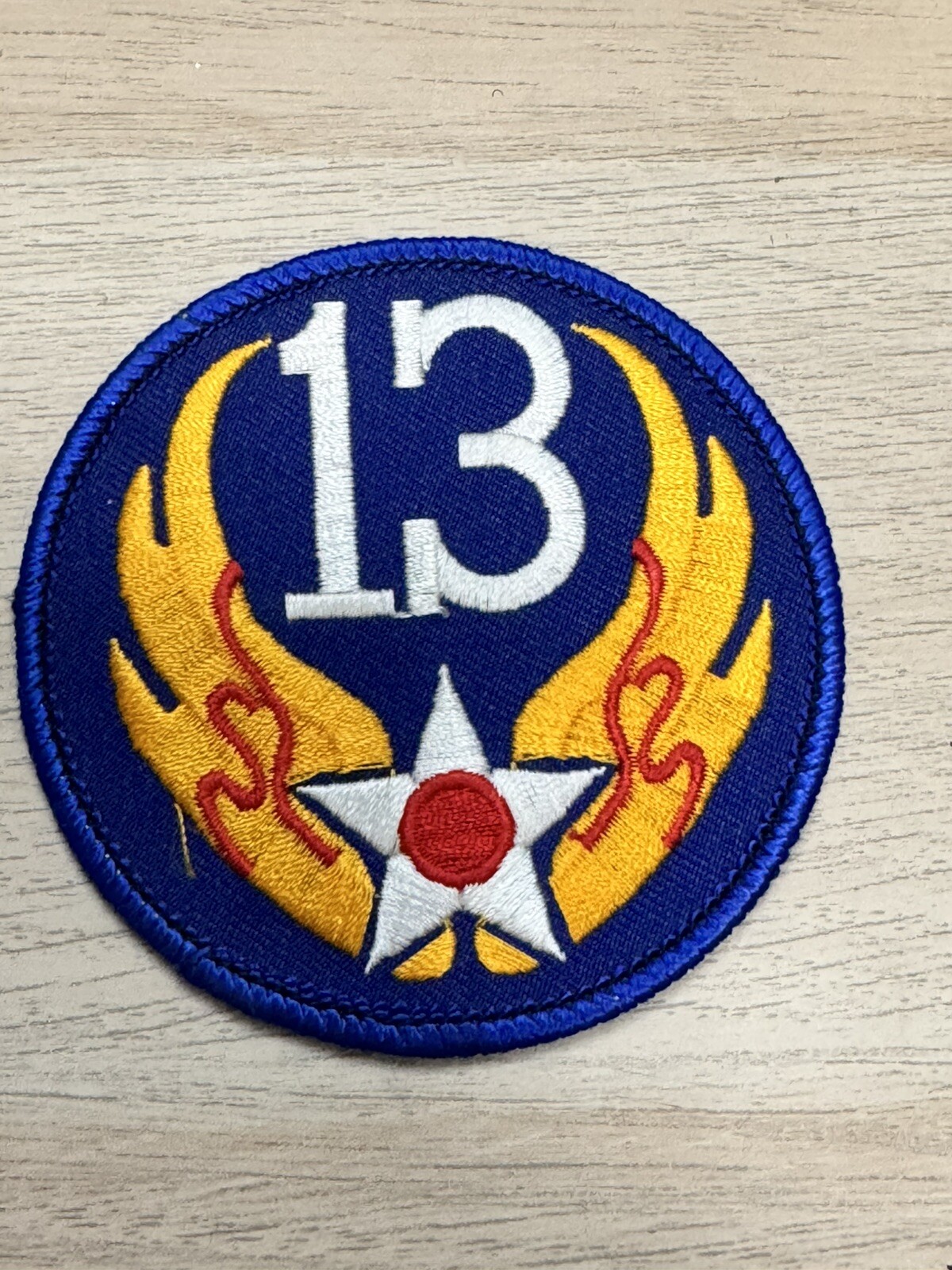USAF 13th Air Force Sew On / Iron On Patch