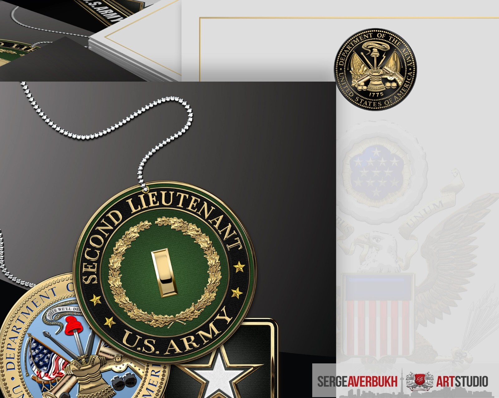 Customizable US Army Second Lieutenant 5x7 Invitation Template DIGITAL DOWNLOAD