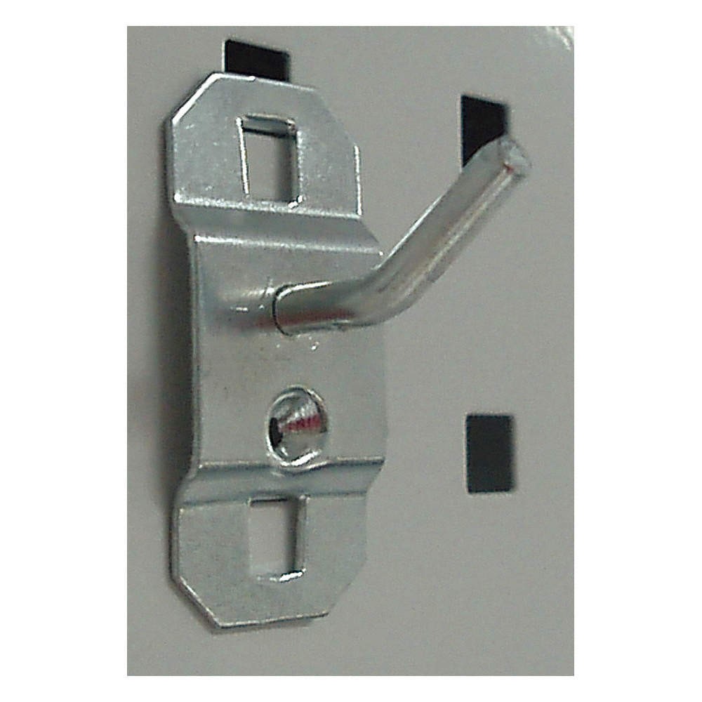 GRAINGER APPROVED 6YB83 Single Rod Pegboard Hook,1 3/4 in L,PK5 6YB83