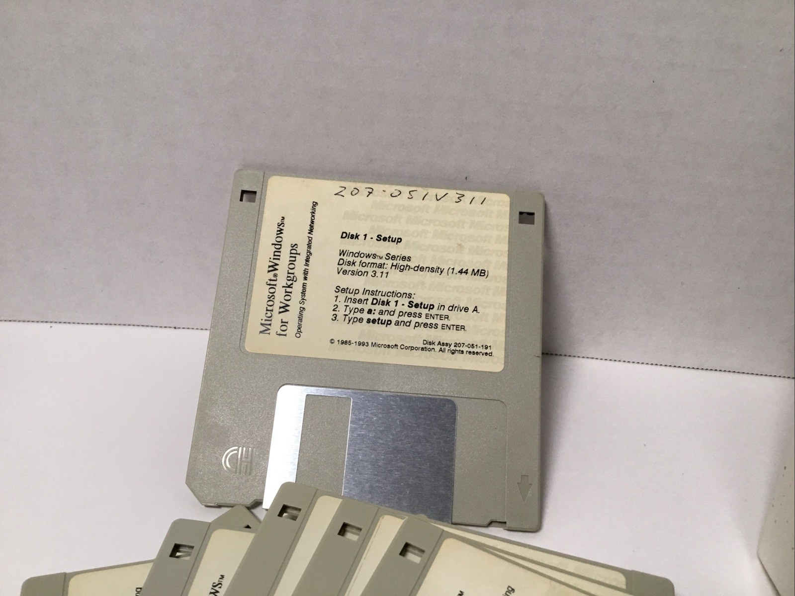 Vintage Microsoft Windows For Work Groups Faster Than Windows Version 3.1.