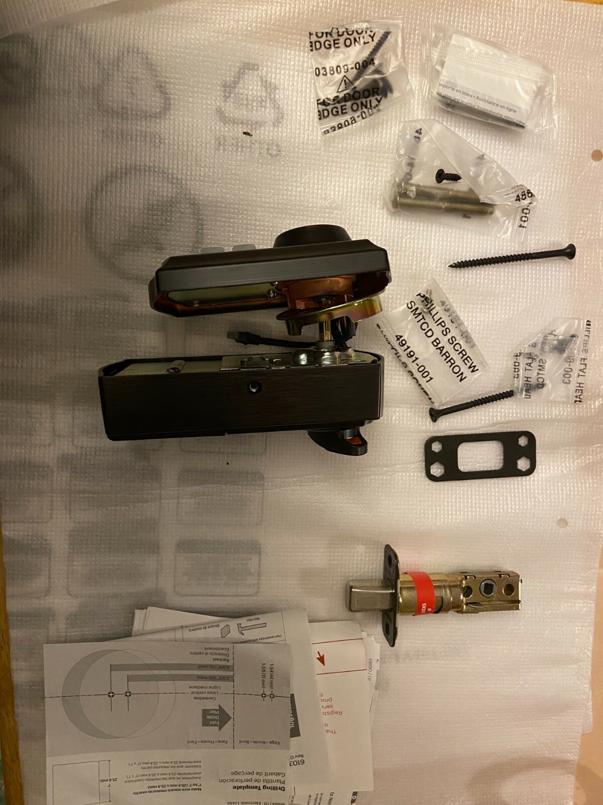 Kwikset 99130-003 Electronic Keypad Deadbolt Door Lock USED FOR PARTS #1