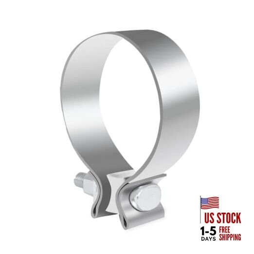 2.5" 2 1/2" 63mm Stainless Steel Accuseal Clamp Butt Joint Narrow 2.5 Inch