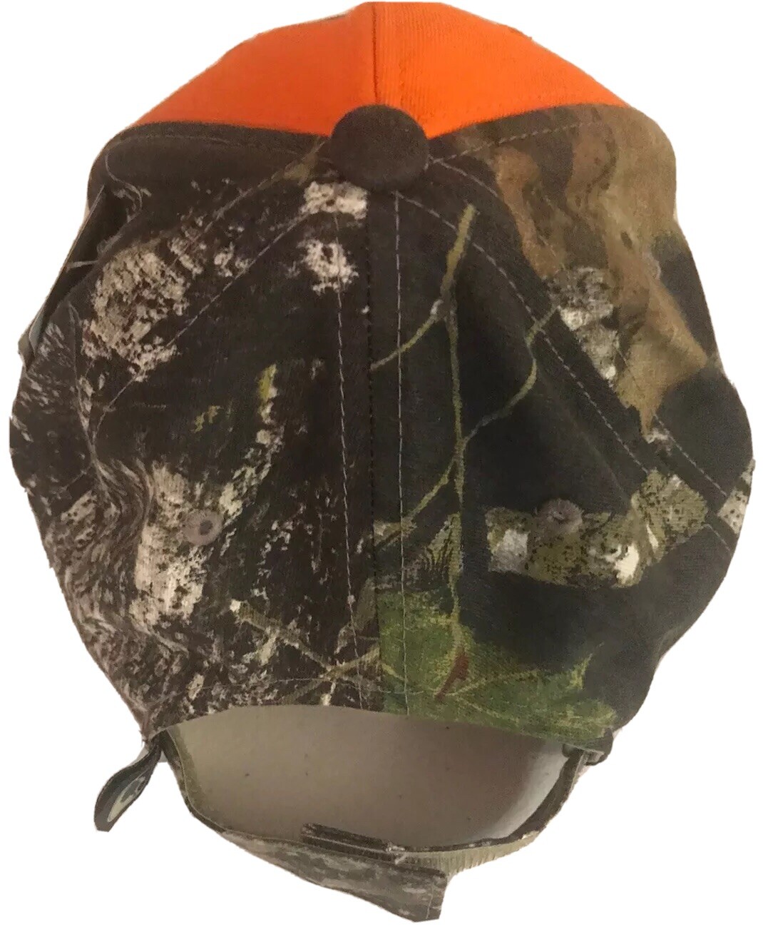 Mossy Oak Camo - Hunters Orange Safety Cap -Adjustable