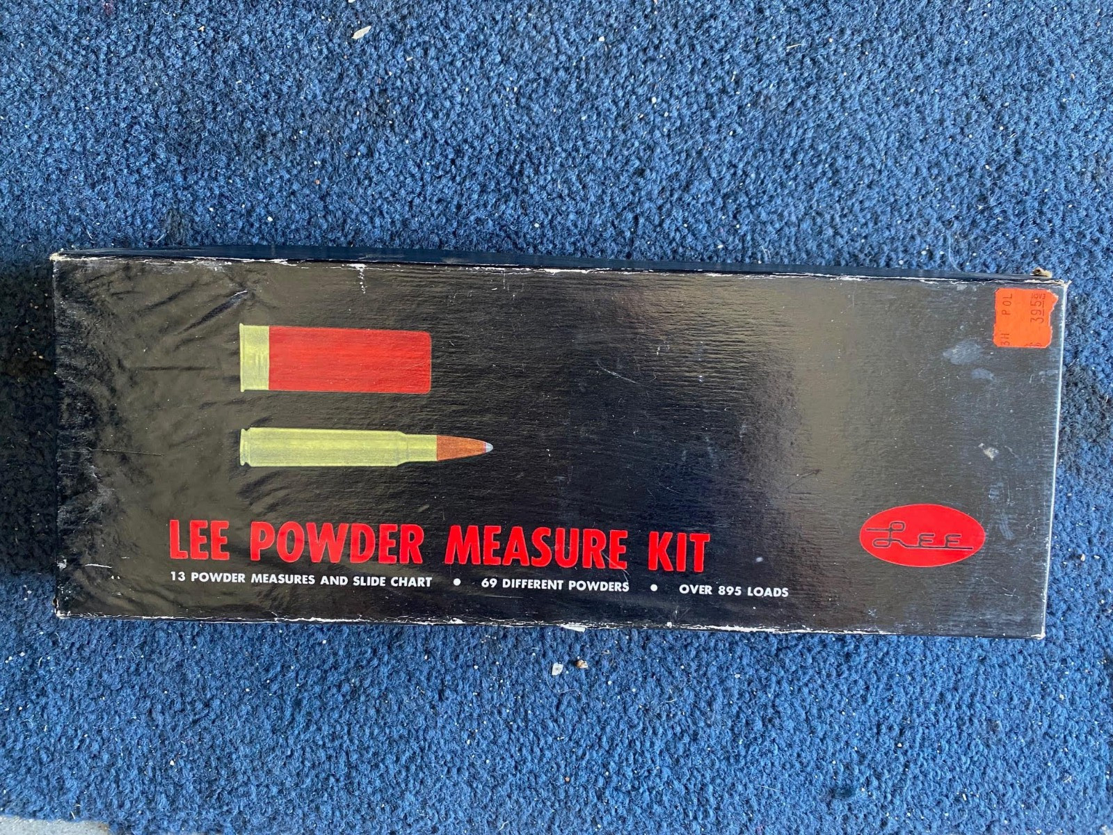 ESTATE FIND Lee Powder Measure Kit New Old Stock' 13 Powder Measures Slide Chart