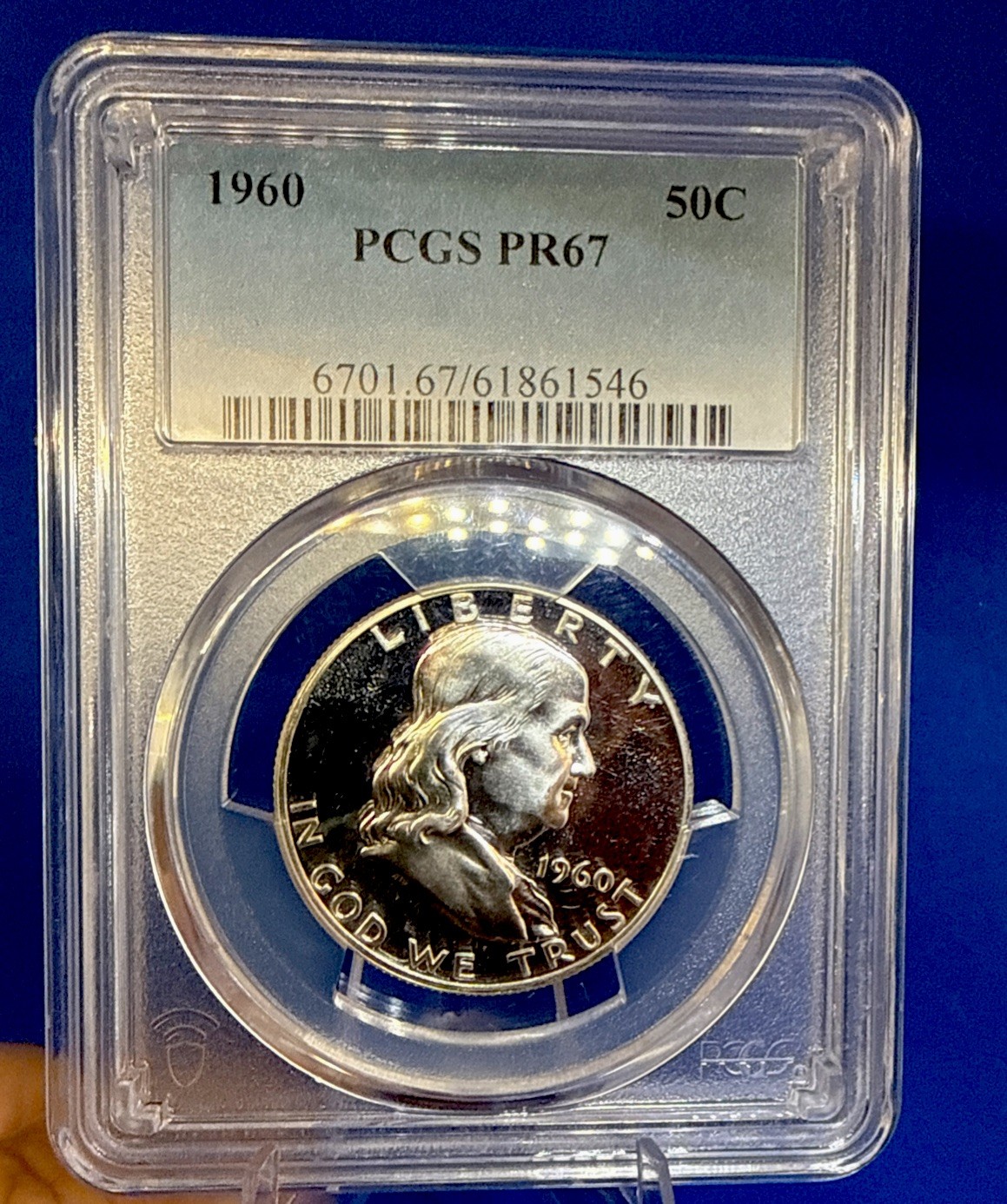 1960 Franklin Half Dollar - PCGS PR67