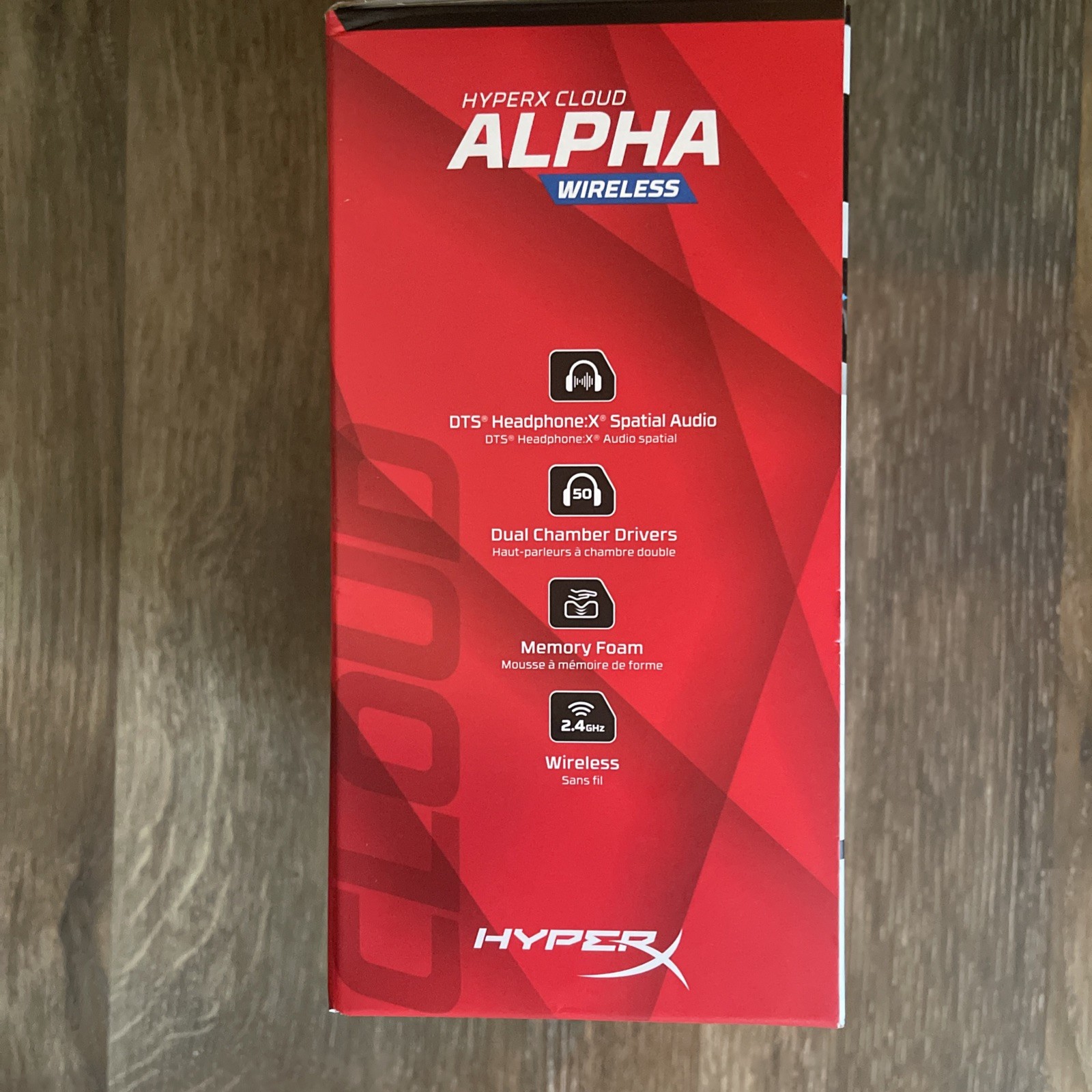 HyperX Cloud Alpha Wireless DTS Headphone - Black