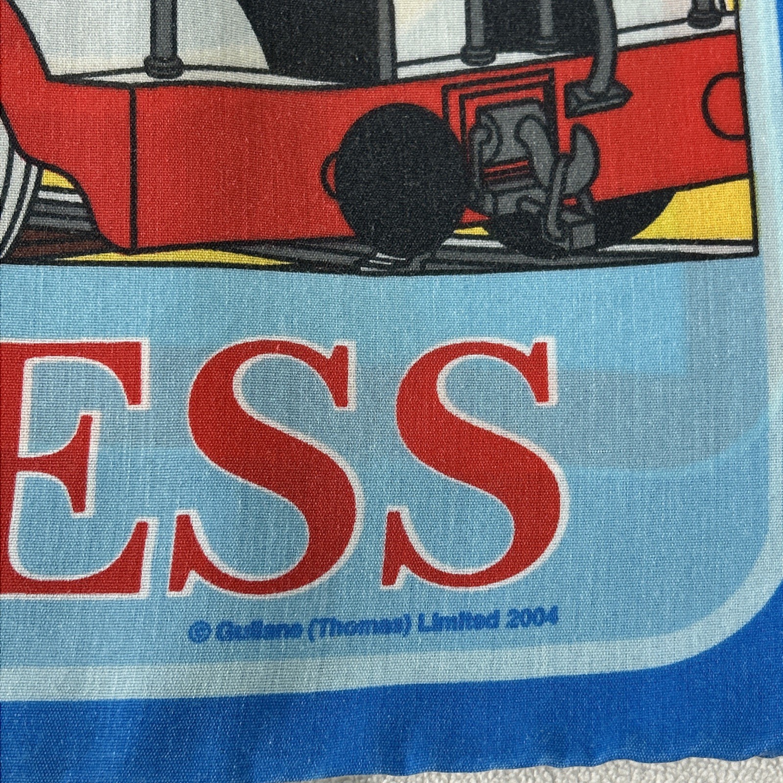 Vtg 2004 Thomas The Tank Engine Bedtime Express 2 Sided Standard Pillowcase