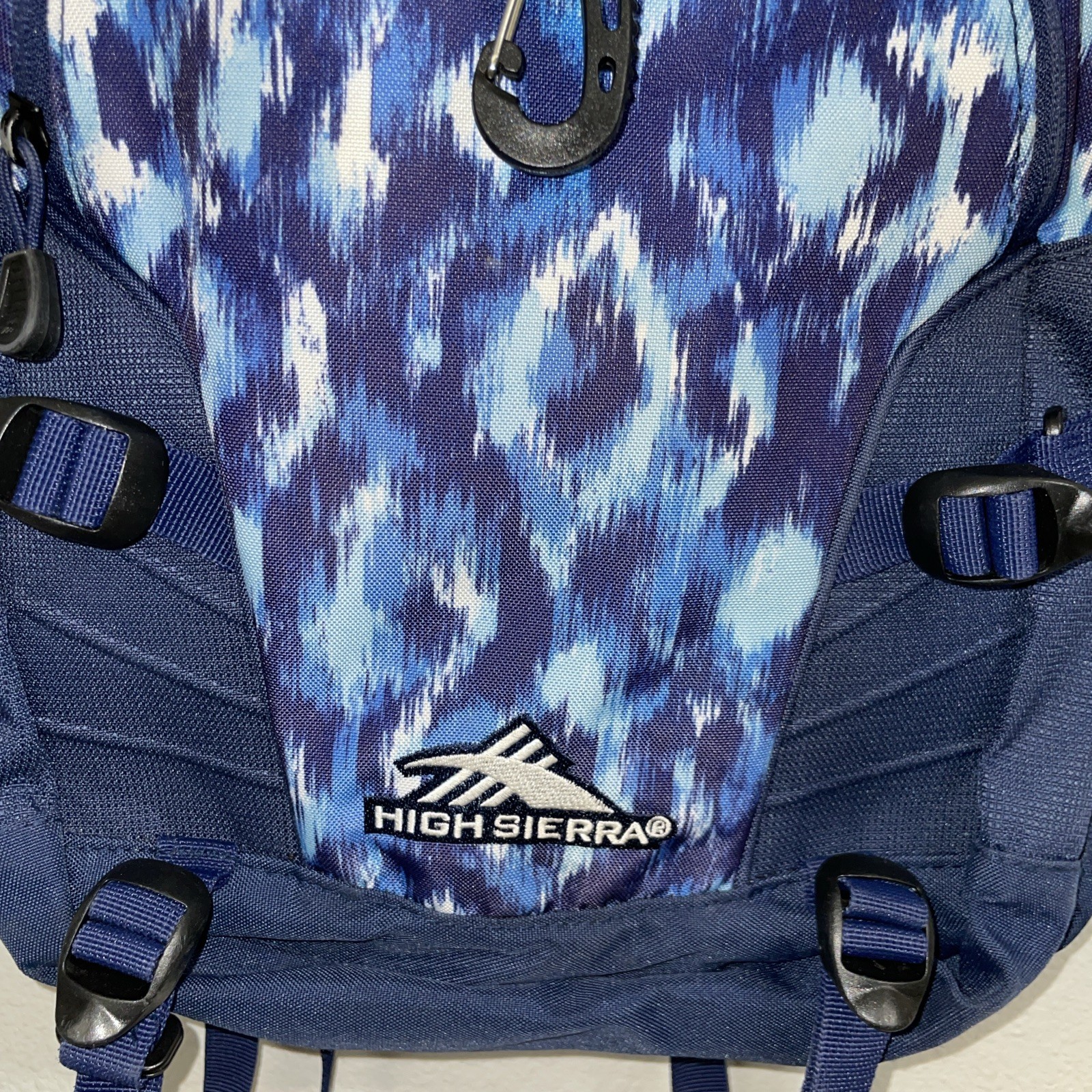 High Sierra Backpack Suspension Strap System Blue School Camping Hiking