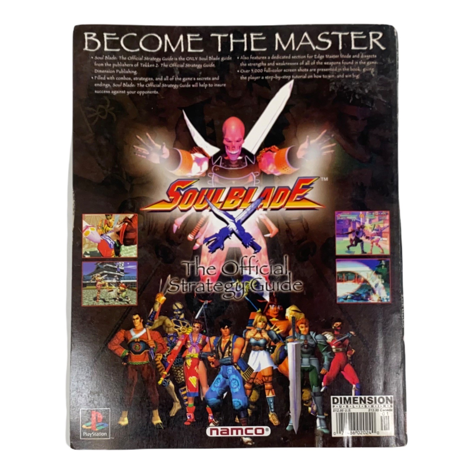 Blade Dimension PlayStation Namco Official Strategy Guide