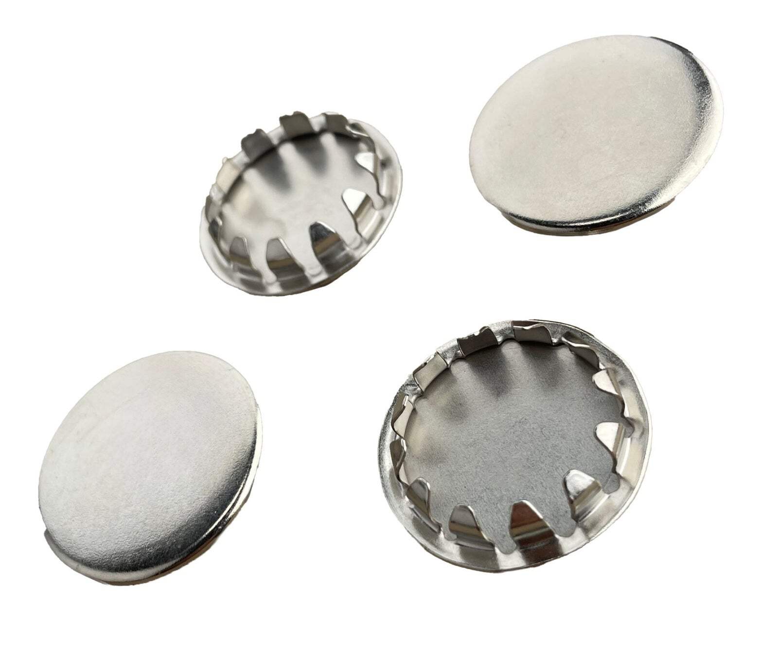 (4 PACK) 15/16" Nickel Plated Metal Hole Plugs for .031"-.078" metal SP-938-NK
